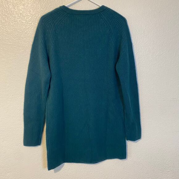 OGD One Grey Day Revolve Teal Green 100% Cashmere Sweater Dress Size Small NWT - Picture 9 of 11